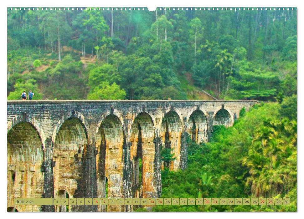 Sri Lanka, Schönheit im Indischen Ozean (CALVENDO Wandkalender 2026)