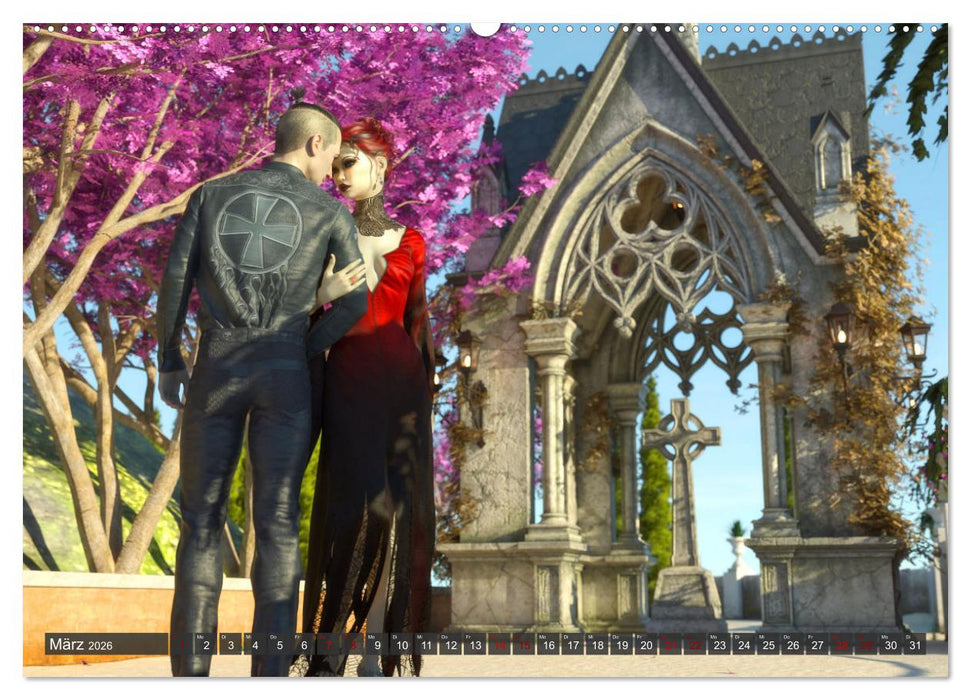 Gothic Sehnsucht (CALVENDO Wandkalender 2026)