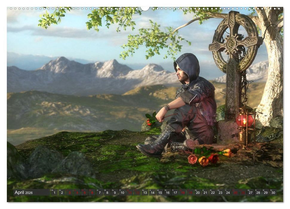 Gothic Sehnsucht (CALVENDO Wandkalender 2026)