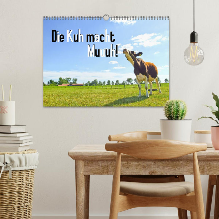 Die Kuh macht Muuuh! (CALVENDO Wandkalender 2026)