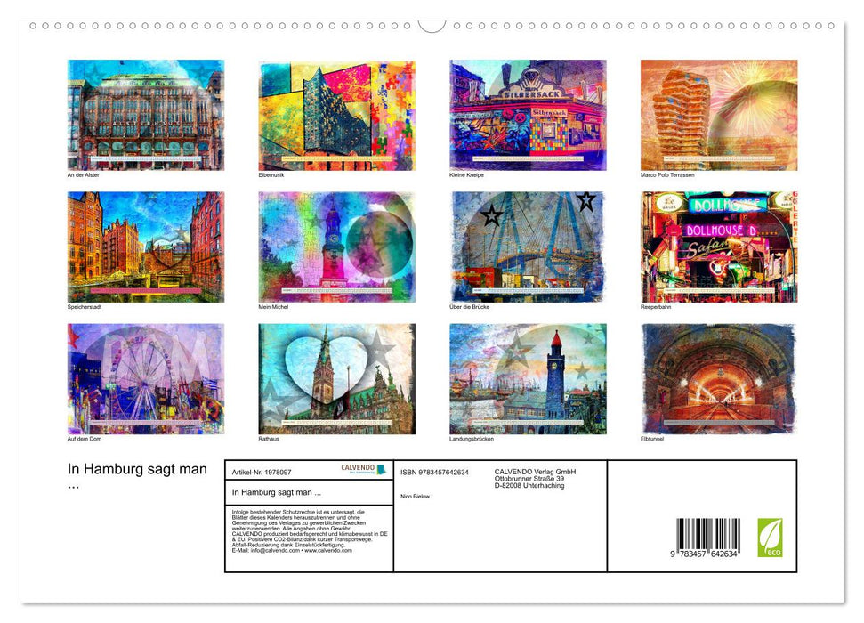 In Hamburg sagt man ... (CALVENDO Wandkalender 2026)