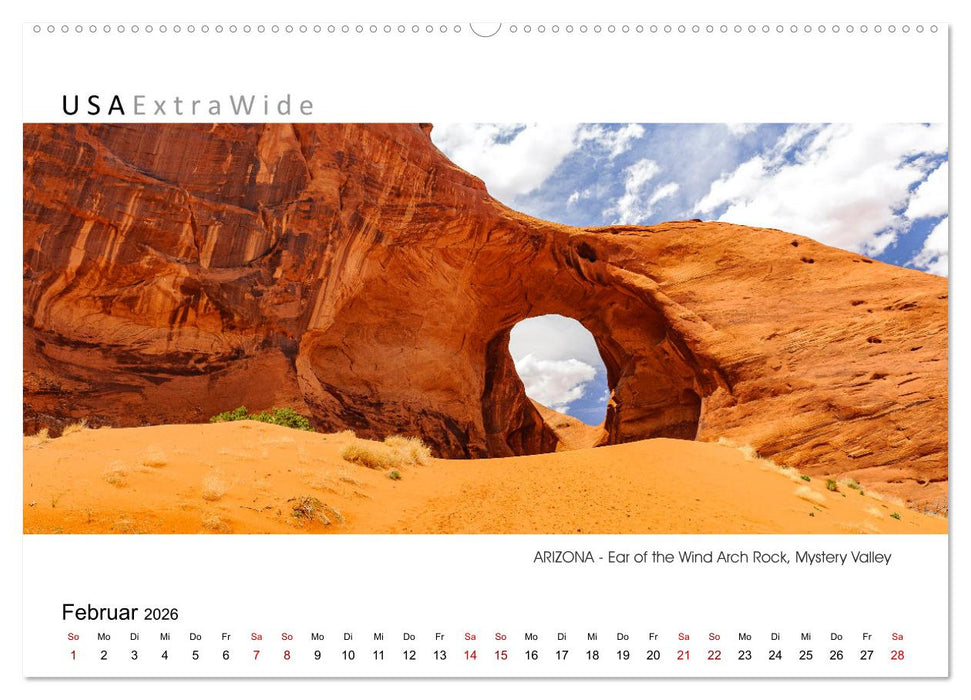 Impressionen aus ARIZONA - Panoramabilder (CALVENDO Wandkalender 2026)