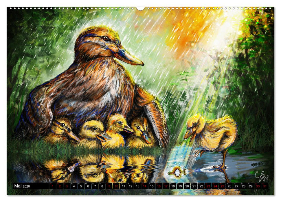 Tierfreunde (CALVENDO Premium Wandkalender 2026)