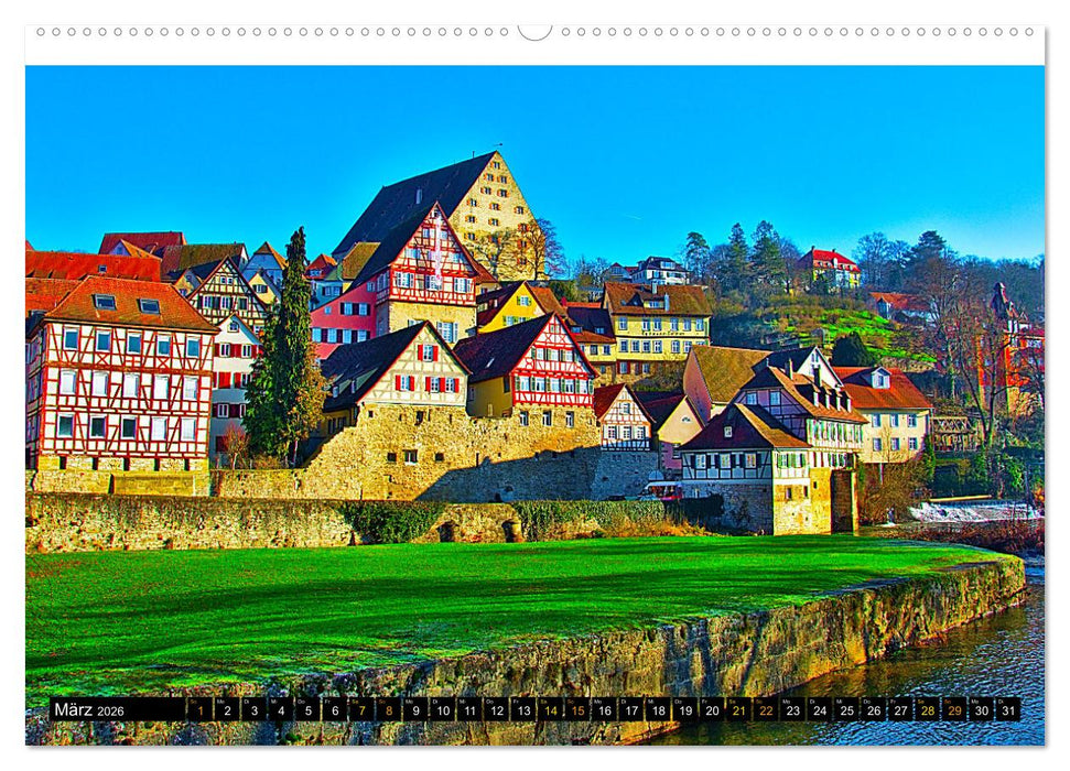 Facettenreiches Fachwerk (CALVENDO Wandkalender 2026)