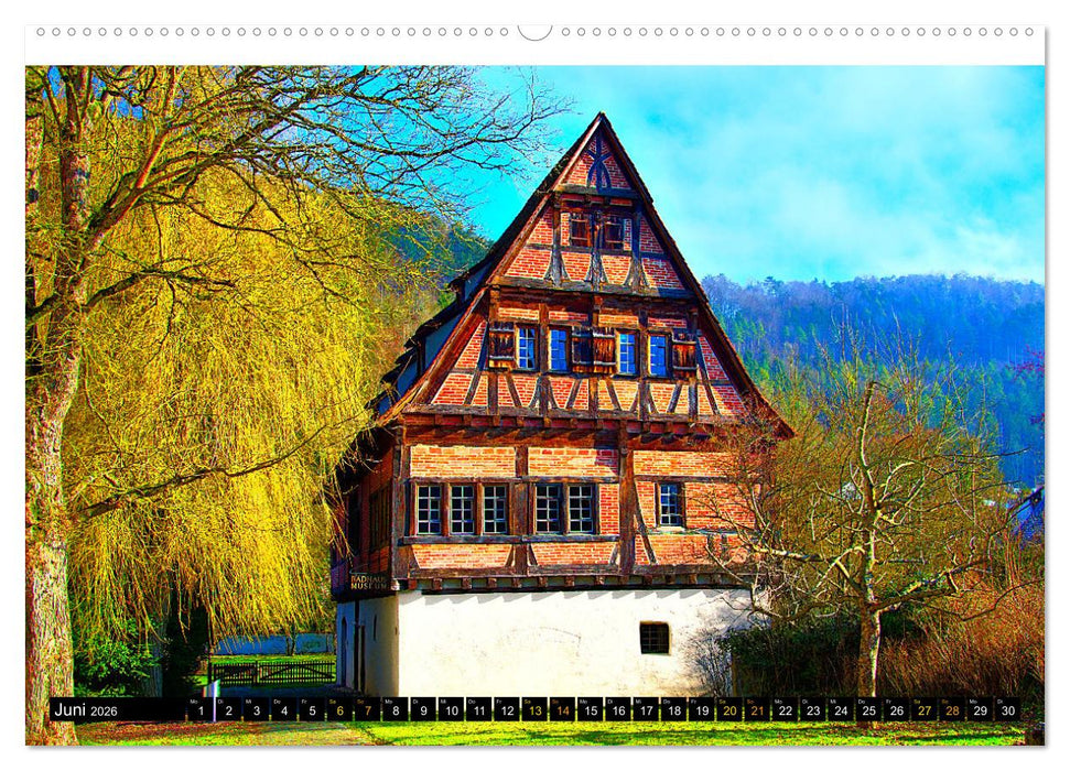 Facettenreiches Fachwerk (CALVENDO Wandkalender 2026)