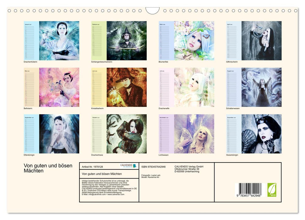 Von guten und bösen Mächten (CALVENDO Wandkalender 2026)