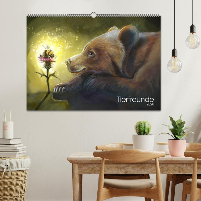 Tierfreunde (CALVENDO Wandkalender 2026)