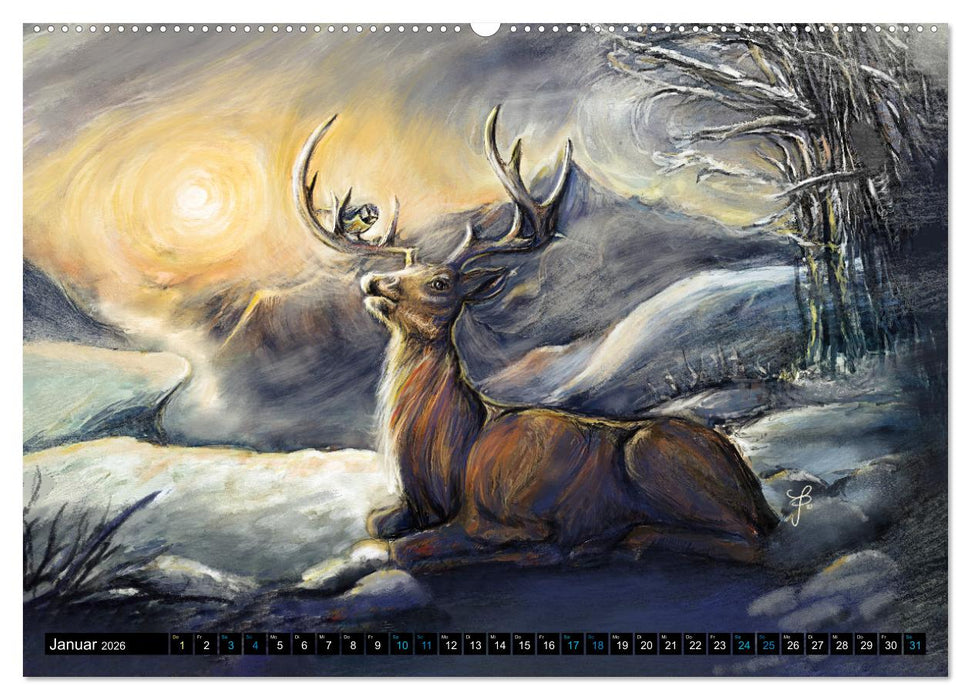 Tierfreunde (CALVENDO Wandkalender 2026)