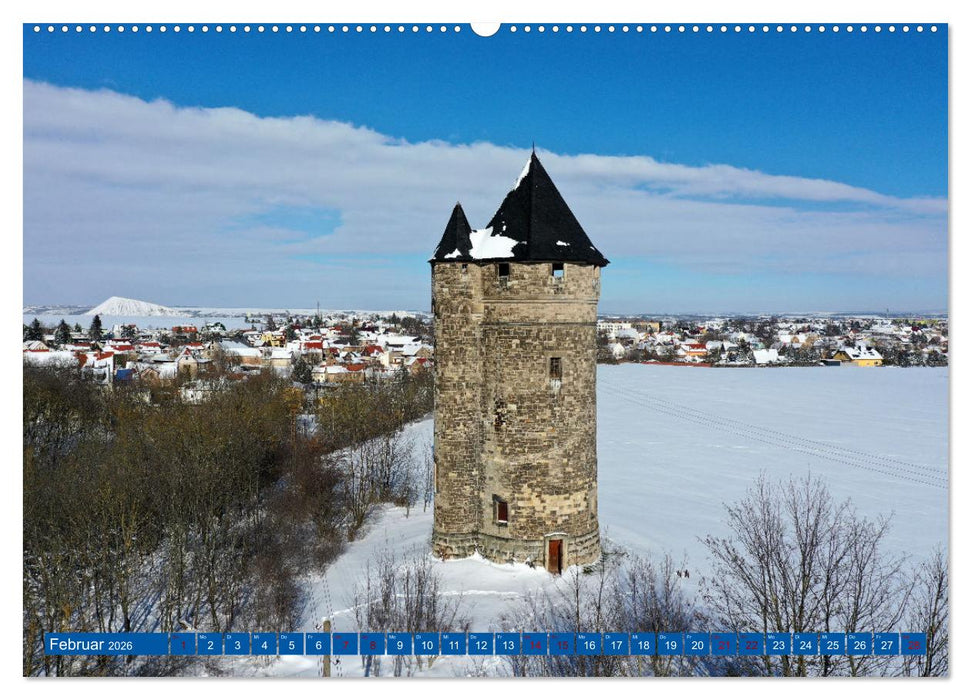 SAALEKREIS GEDROHNT (CALVENDO Wandkalender 2026)