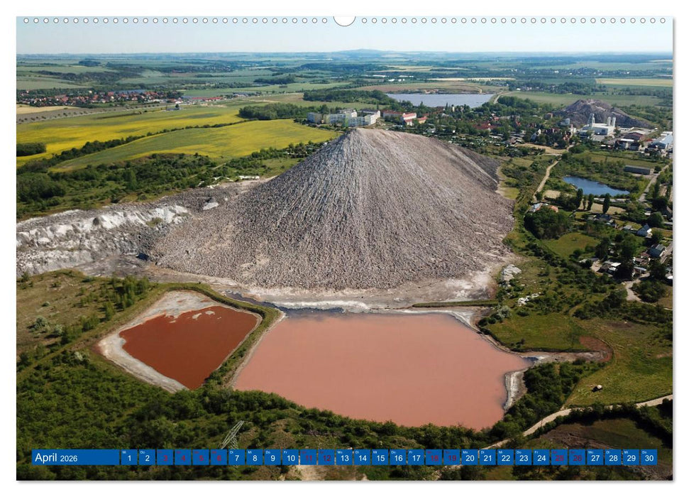 SAALEKREIS GEDROHNT (CALVENDO Wandkalender 2026)