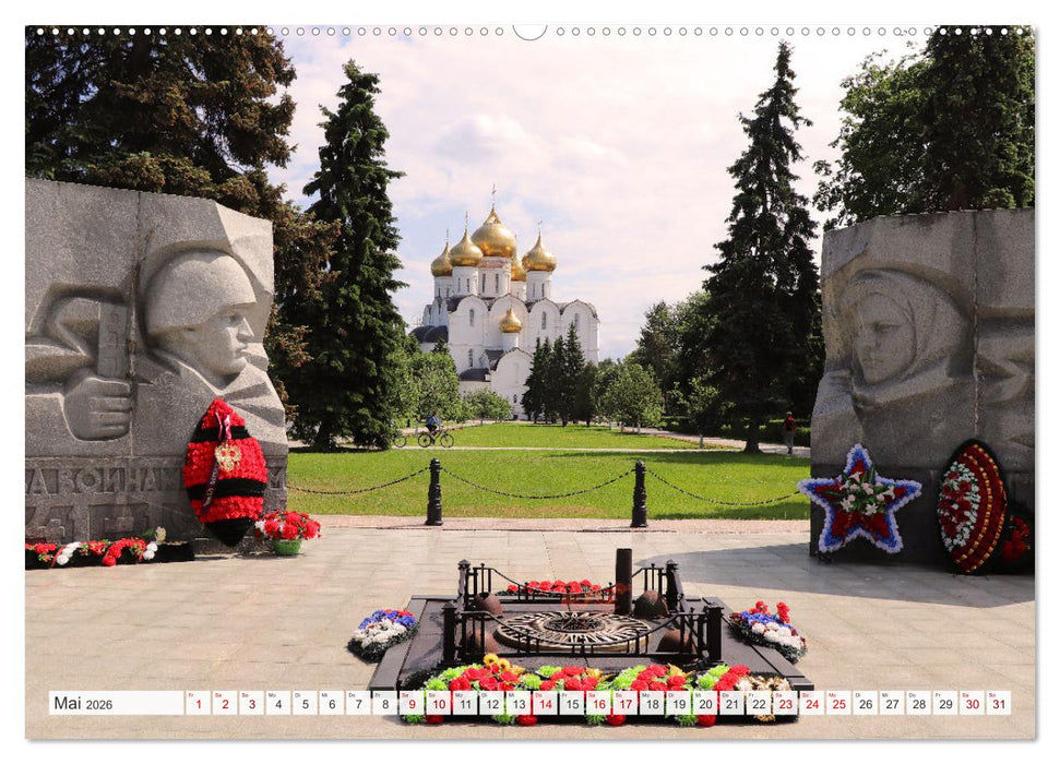 Russland - Auf dem Wasser von Moskau nach St. Petersburg (CALVENDO Wandkalender 2026)