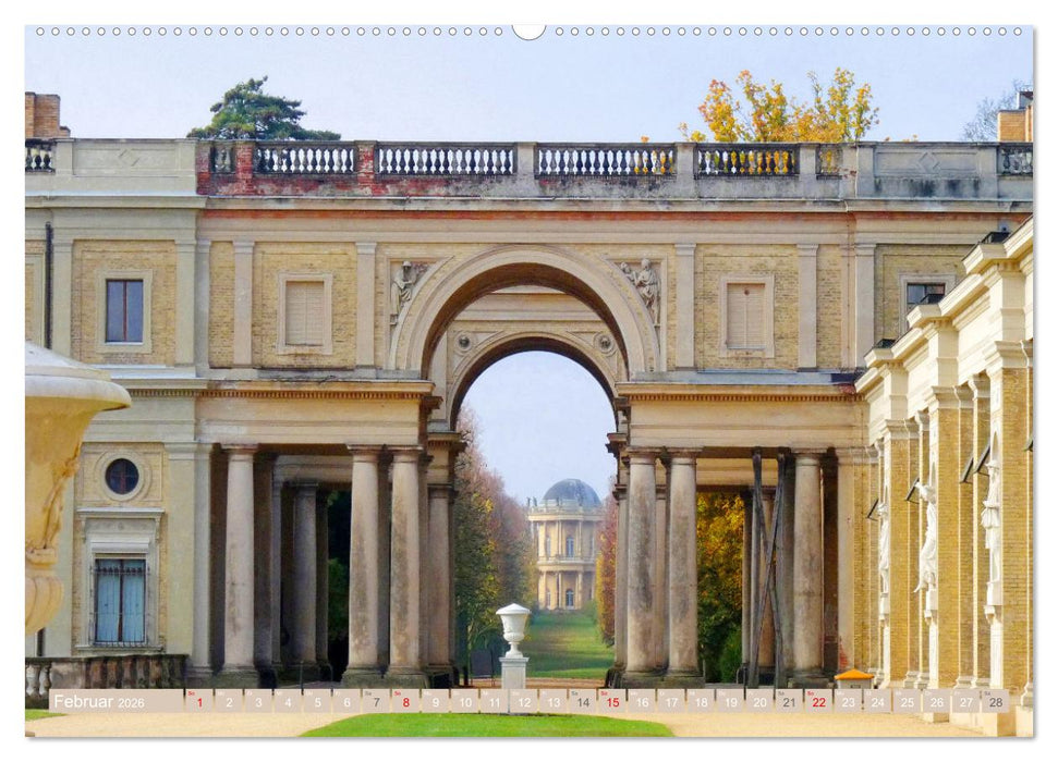 Rund um Schloss Sanssouci (CALVENDO Wandkalender 2026)