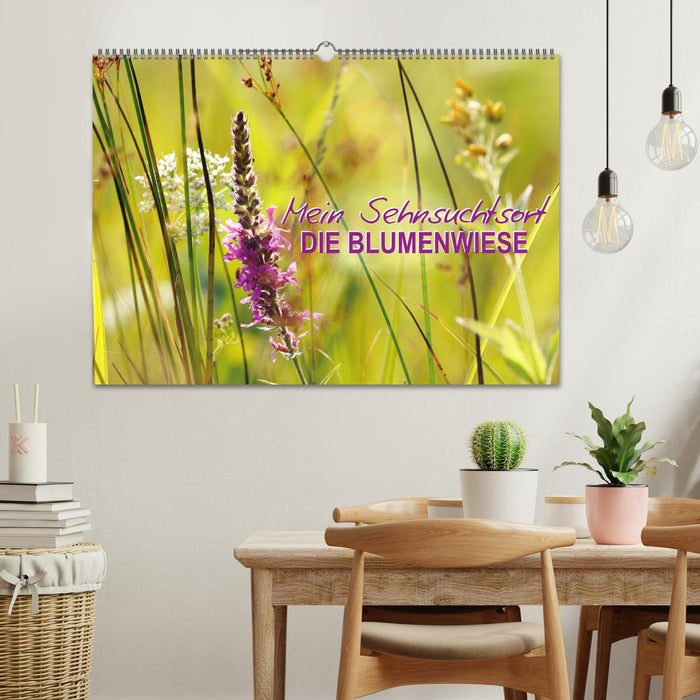 Mein Sehnsuchtsort, die Blumenwiese (CALVENDO Wandkalender 2026)