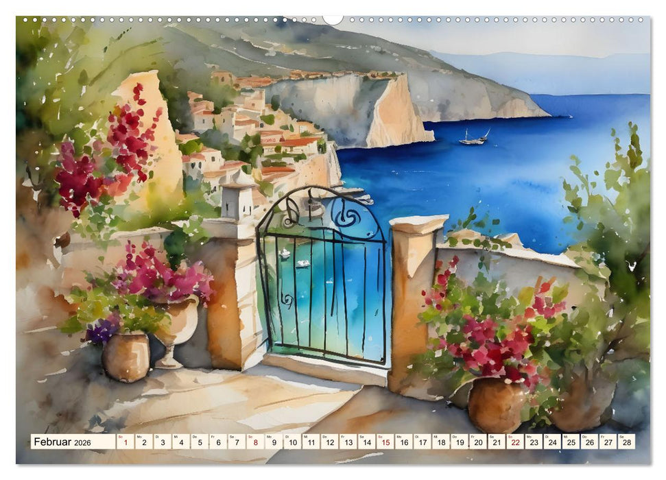 Inselparadiese rund um den Globus (CALVENDO Premium Wandkalender 2026)