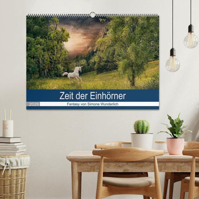 Zeit der Einhörner (CALVENDO Wandkalender 2026)