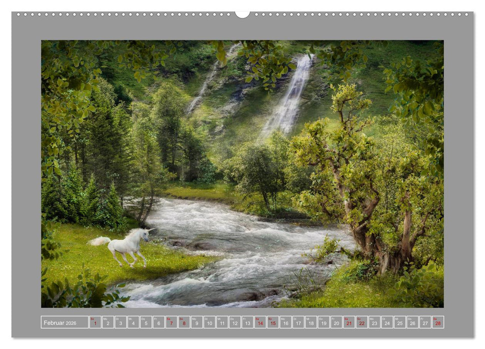 Zeit der Einhörner (CALVENDO Wandkalender 2026)