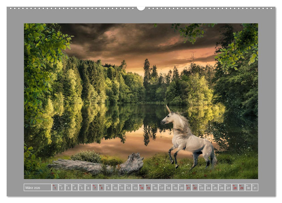 Zeit der Einhörner (CALVENDO Wandkalender 2026)