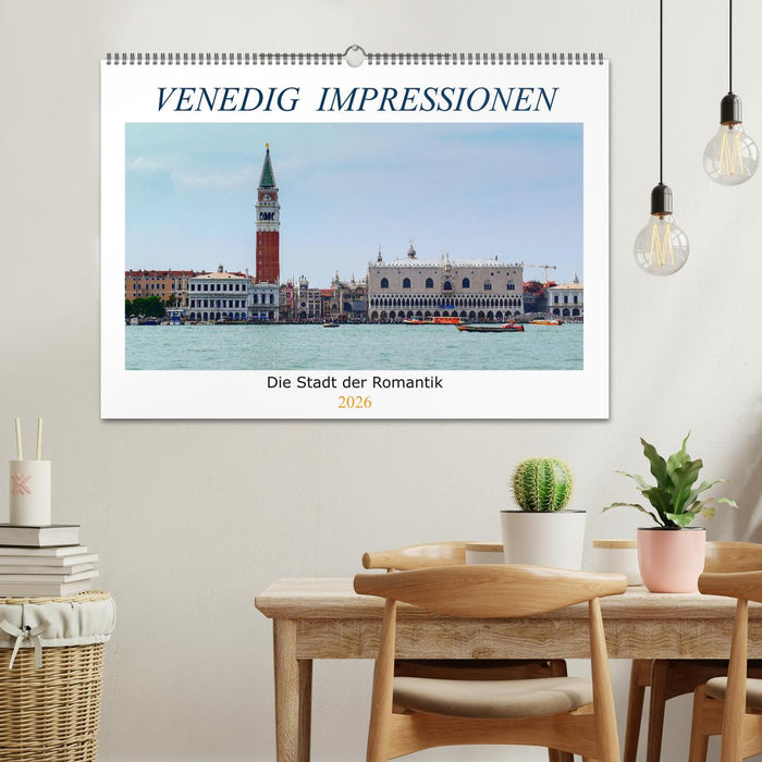Venedig Impressionen (CALVENDO Wandkalender 2026)