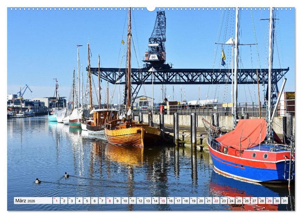 Hansestadt ROSTOCK, das Tor zur Ostsee (CALVENDO Wandkalender 2026)