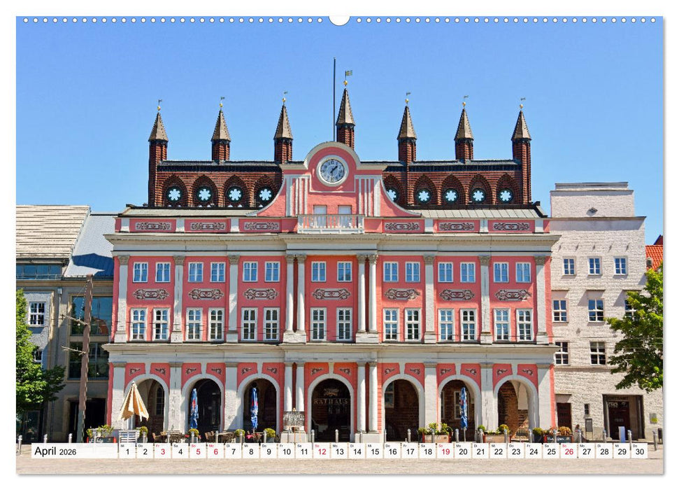 Hansestadt ROSTOCK, das Tor zur Ostsee (CALVENDO Wandkalender 2026)