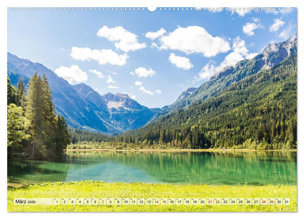 Dachstein und Schladminger Tauern (CALVENDO Wandkalender 2026)