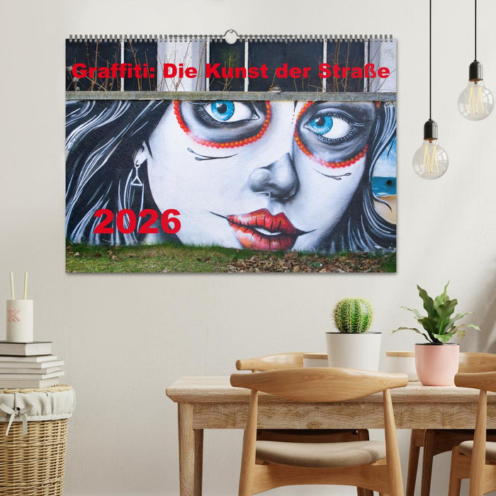 Graffiti: Die Kunst der Straße (CALVENDO Wandkalender 2026)