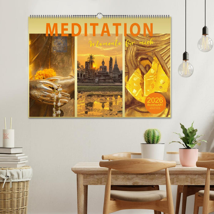 MEDITATION Momente für mich (CALVENDO Wandkalender 2026)