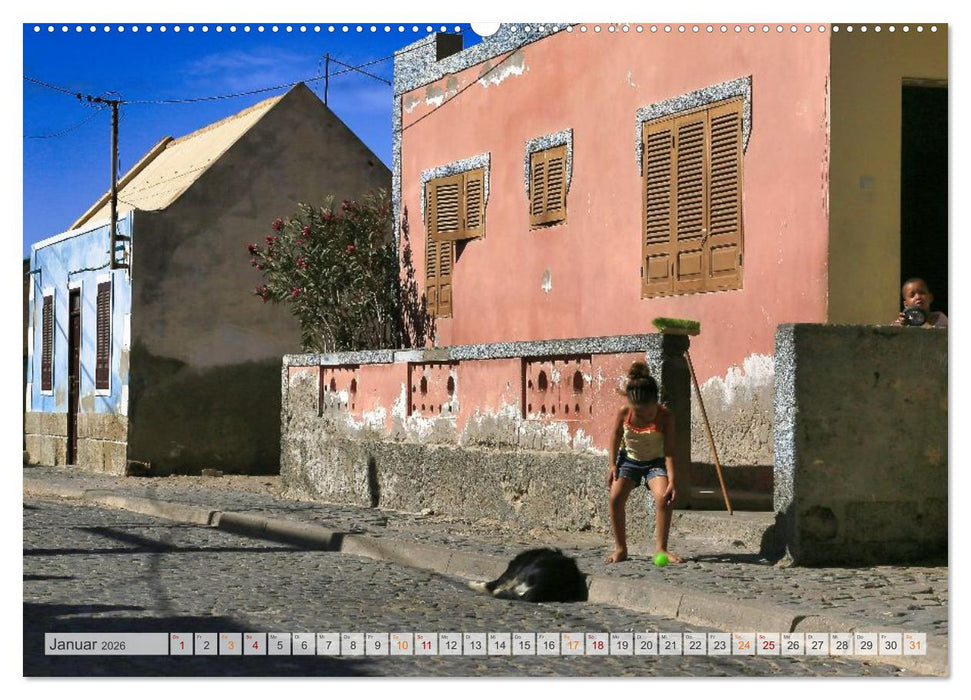 Cabo Verde - Inseln voller Farbe, Licht und Lebendigkeit (CALVENDO Wandkalender 2026)