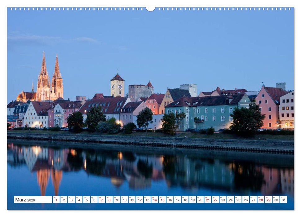 Bayern bei Nacht (CALVENDO Premium Wandkalender 2026)