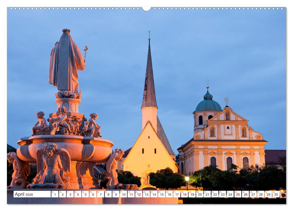 Bayern bei Nacht (CALVENDO Premium Wandkalender 2026)