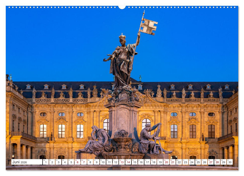 Bayern bei Nacht (CALVENDO Premium Wandkalender 2026)