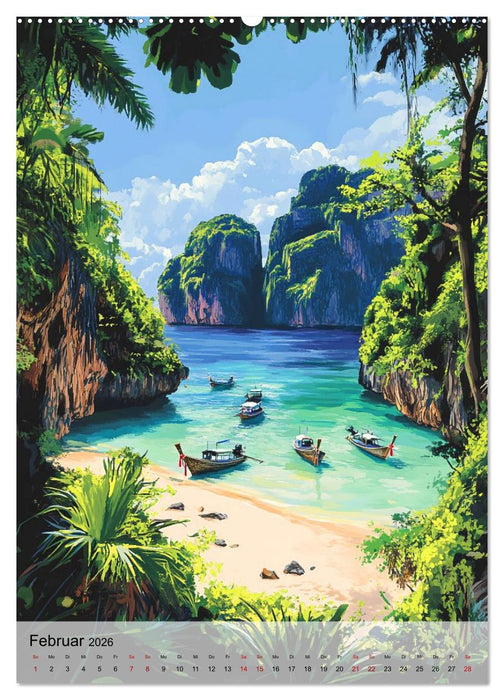 Thailand Fantasie (CALVENDO Wandkalender 2026)