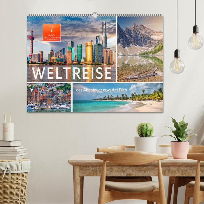 Weltreise - das Abenteuer erwartet Dich (CALVENDO Wandkalender 2026)