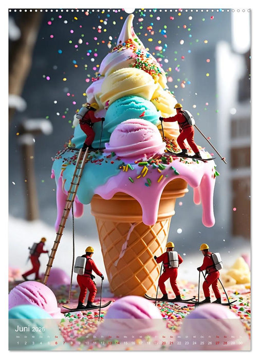 Sweet Escape – Mini-Abenteuer auf dem Küchentisch (CALVENDO Wandkalender 2026)