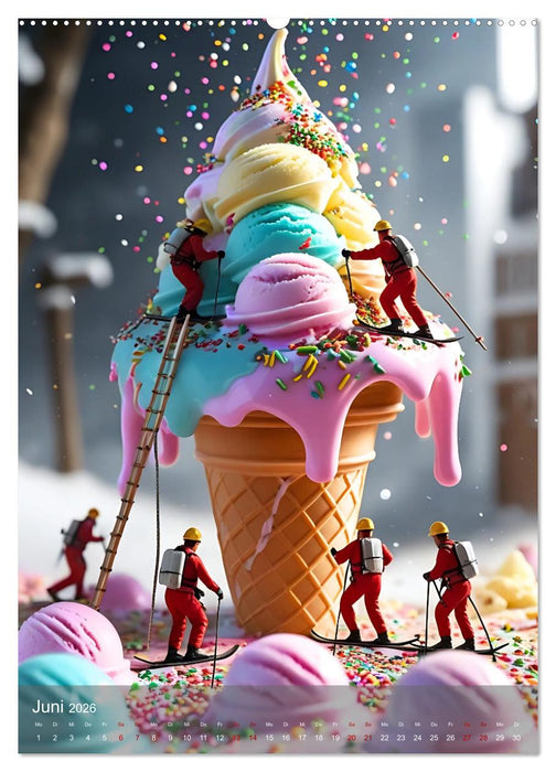 Sweet Escape – Mini-Abenteuer auf dem Küchentisch (CALVENDO Wandkalender 2026)