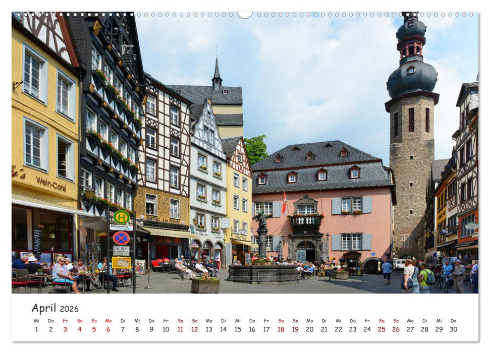 Der Mosel entlang - Ausflugsziele links und rechts des Ufers (CALVENDO Wandkalender 2026)