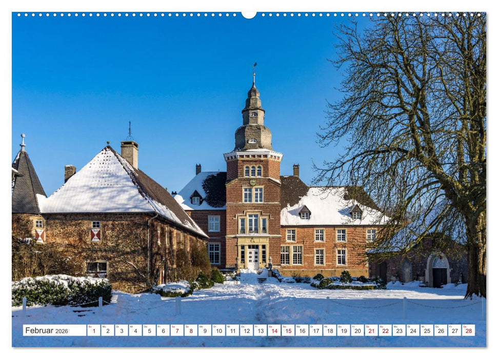 Wasserschlösser im Münsterland (CALVENDO Wandkalender 2026)