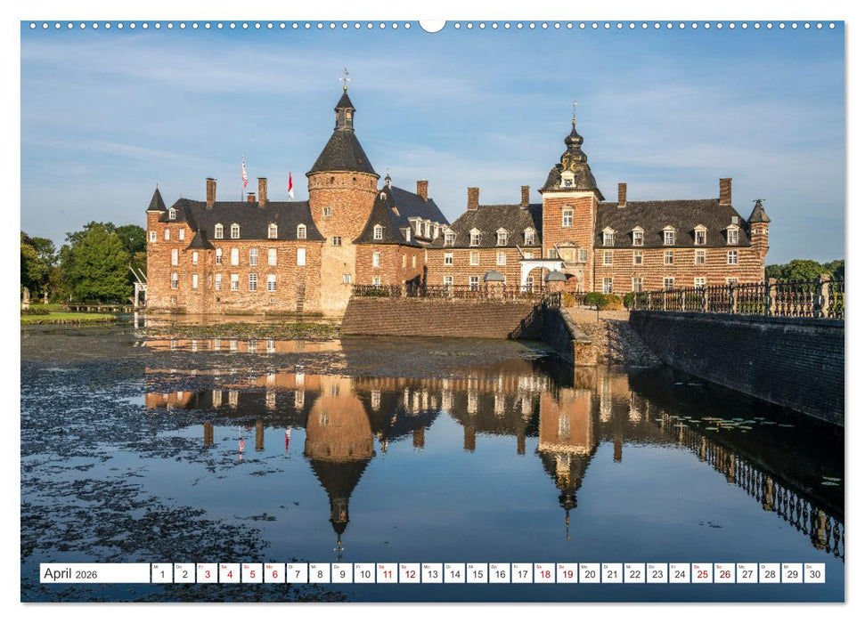 Wasserschlösser im Münsterland (CALVENDO Wandkalender 2026)