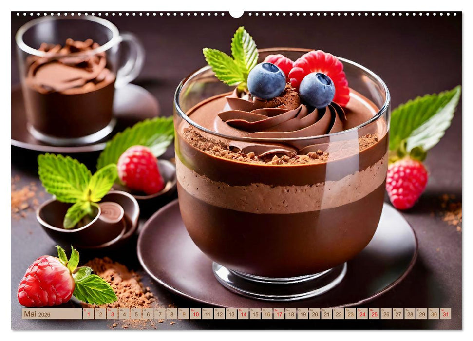 Schokolade 2026. Sinnliche Impressionen (CALVENDO Wandkalender 2026)