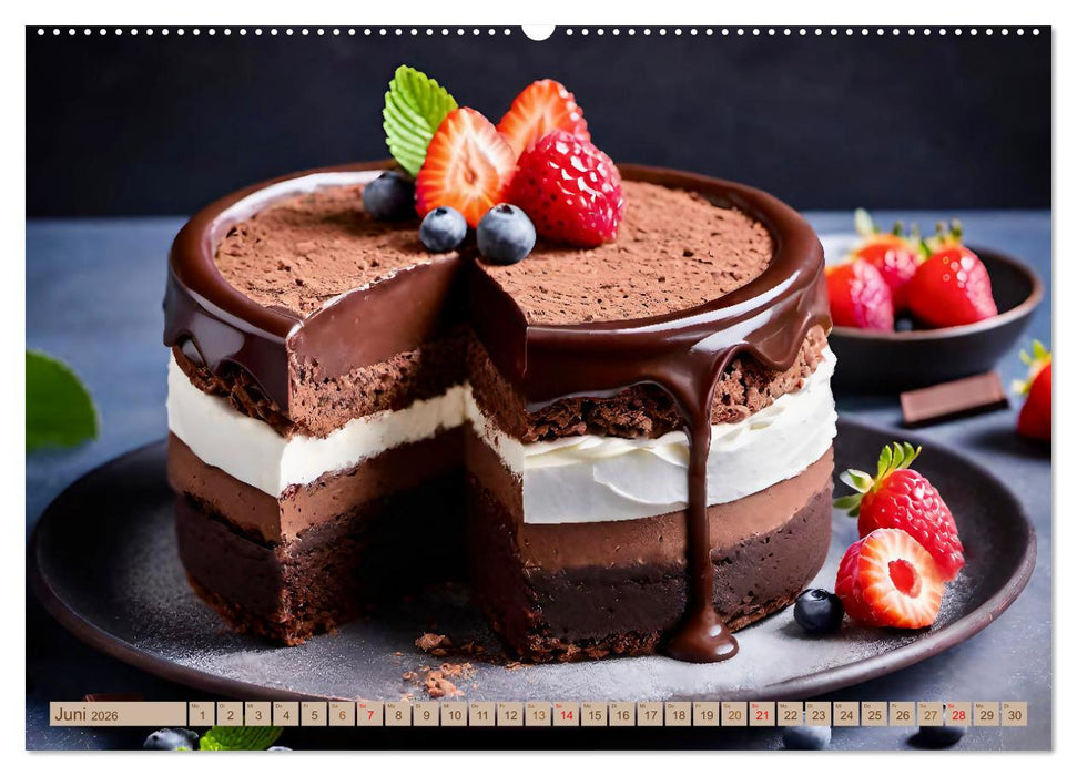 Schokolade 2026. Sinnliche Impressionen (CALVENDO Wandkalender 2026)