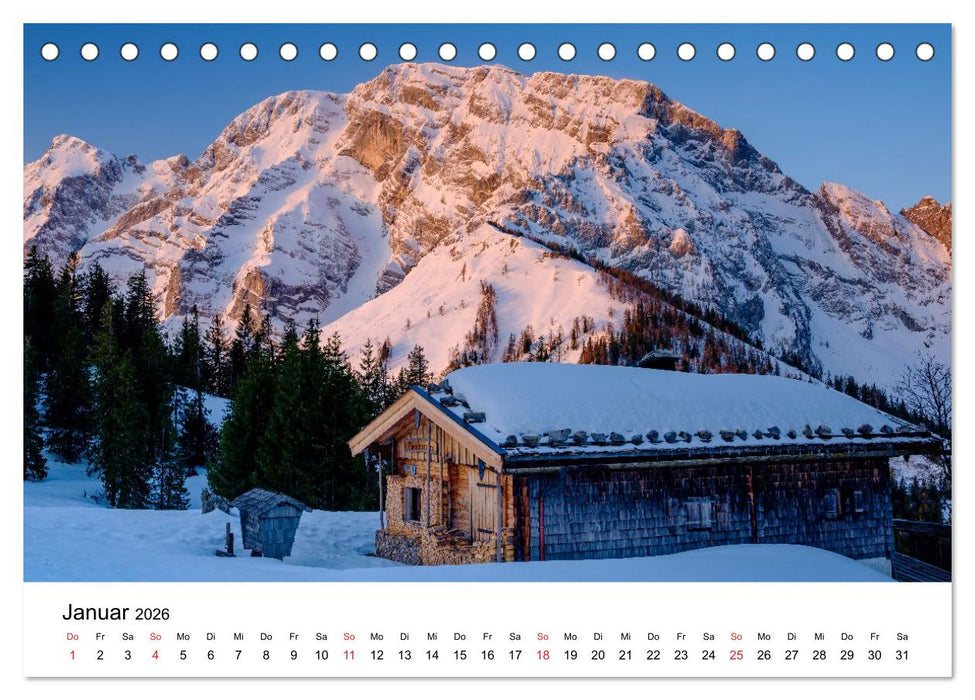 Berchtesgadener Berge im Licht (CALVENDO Wandkalender 2026)