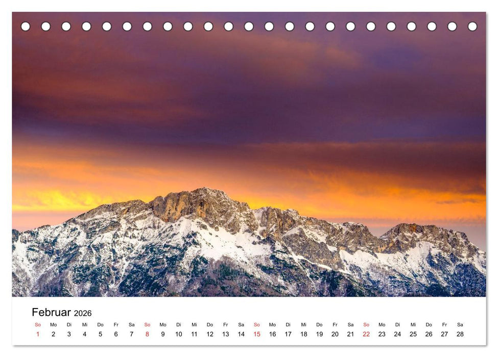 Berchtesgadener Berge im Licht (CALVENDO Wandkalender 2026)