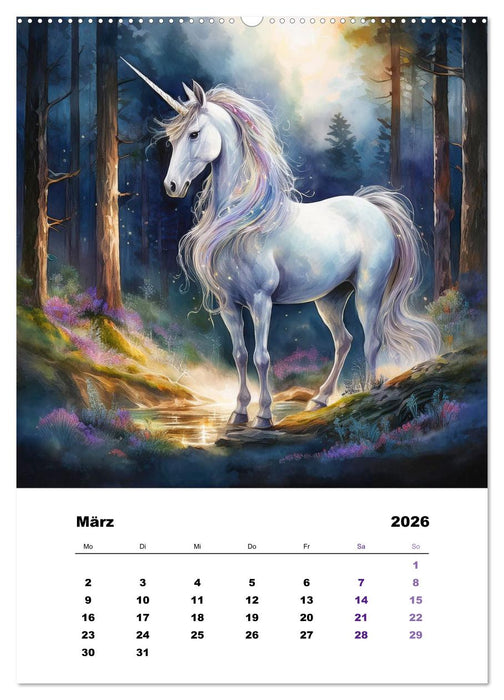 Mystic horses - Pferde aus Fantasie und Sagenwelt (CALVENDO Premium Wandkalender 2026)
