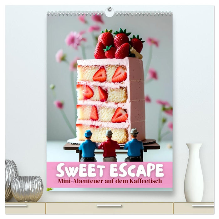 Sweet Escape – Mini-Abenteuer auf dem Küchentisch (CALVENDO Premium Wandkalender 2026)