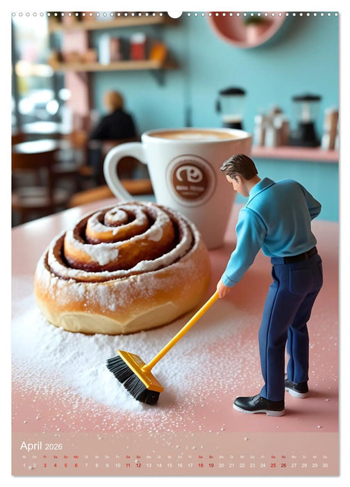 Sweet Escape – Mini-Abenteuer auf dem Küchentisch (CALVENDO Premium Wandkalender 2026)