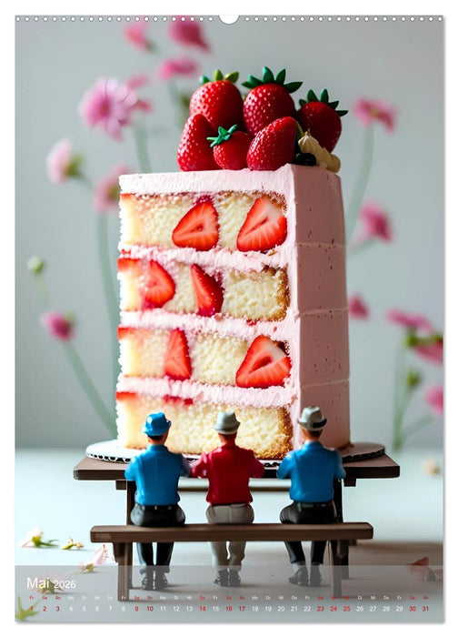 Sweet Escape – Mini-Abenteuer auf dem Küchentisch (CALVENDO Premium Wandkalender 2026)