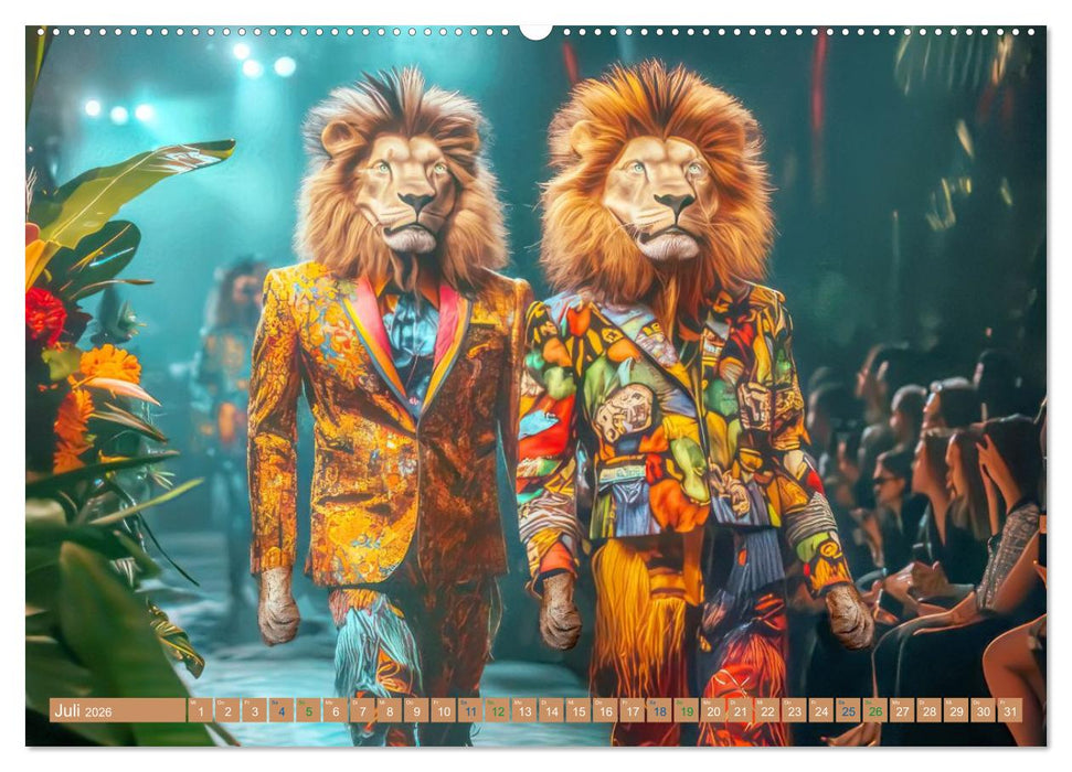 Tiere wollen Spaß - Humorwerke (CALVENDO Premium Wandkalender 2026)