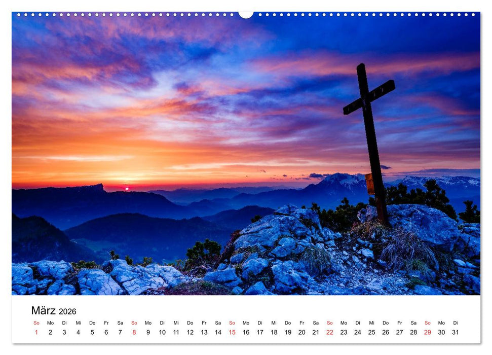 Berchtesgadener Berge im Licht (CALVENDO Wandkalender 2026)