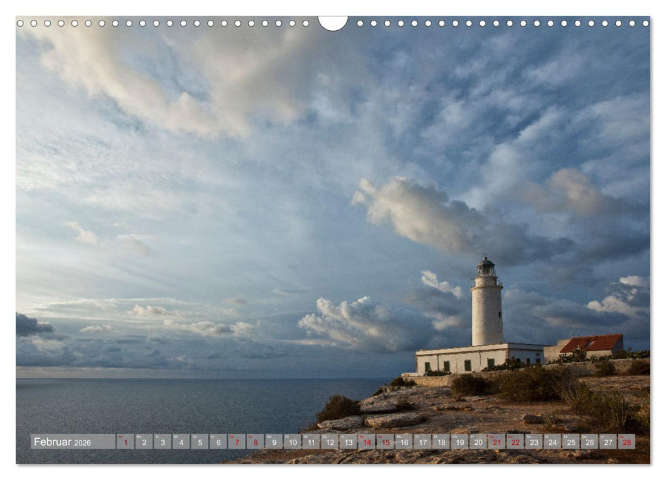 Balearen - Mallorca, Menorca, Ibiza und Formentera (CALVENDO Wandkalender 2026)