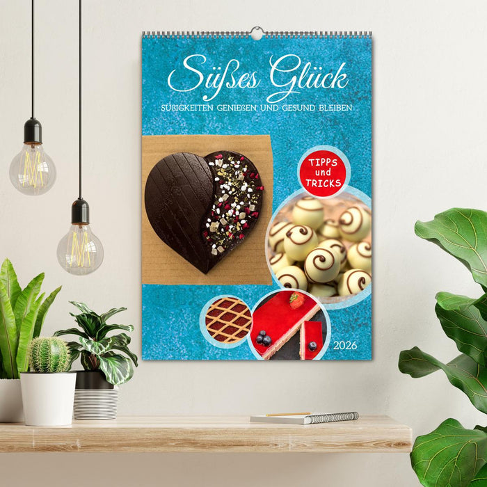 Süßes Glück: Süßigkeiten genießen und gesund bleiben (CALVENDO Wandkalender 2026)